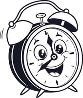 Smiling Alarm Clock vector