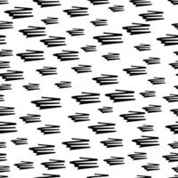 Seamless pattern with black pencil brushstrokes on background vector