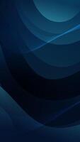 Vertical abstract background with flowing blue waves vector