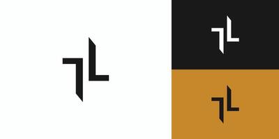 Simple and Unique TL logo design vector