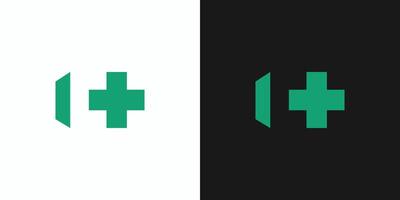 C plus logo design is modern and simple vector