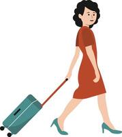 Tourist Illustration Isolated on White Background vector