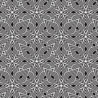 Abstract Star Monochrome geometric Repeat Pattern Background Wallpaper vector