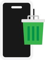Gadget Bin Trash Garbage vector