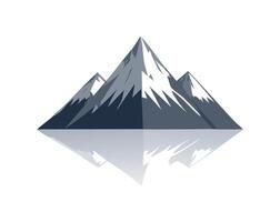 Silhouetted Summits of the Unknown vector