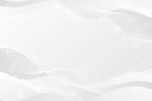 Abstract White Wavy Background. Future tech design. Business white flowing waves and lines backdrop concept for presentations, banner, ads, magazine, cover, luxury designs. vector