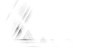 Abstract white and gray color, modern design stripes background with geometric triangle shape. vector