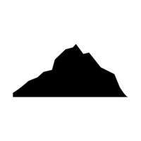 Mountain icon isolated on white background for your web and mobile app design, Mountain logo concept. vector