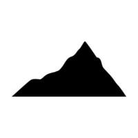 Mountain icon isolated on white background for your web and mobile app design, Mountain logo concept vector