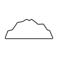 Isolated object of mountaineering and peak sign. Set of mountaineering and camp stock symbol for web. vector