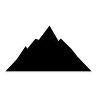 Mountain icon . Mountain solid icon. Graph symbol for travel and tourism web site and apps design, logo, app, UI vector