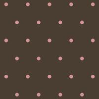 Brown Pink Polkadots Pattern Background vector