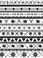 unique custom jungle tribal pattern black and white background vector