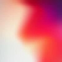 a colorful pixel abstract background with a red, blue and white background vector