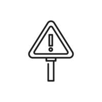 This design features a triangular warning sign icon that signals hazards in construction zones, making it ideal for safety and renovation themes relevant to users seeking related content vector