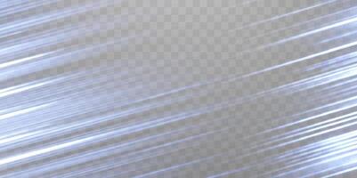 Speed rays, light neon flow, zoom in motion effect, blue glow speed lines, light trails, perspective stripes vector