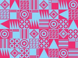 colorful mesh in geometric shape vector