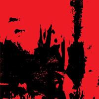 Abstract grunge background in red and black looks like an old wall vector