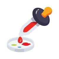 Take a look at this amazing icon of pipette in trendy style, vector