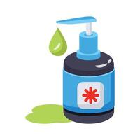 Get this amazing icon of hand sanitizer in modern style, ready for premium use vector
