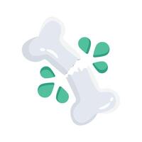 Ready to use icon of broken bone, medical diagnostics concept vector