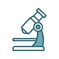 Microscope Icon Artwork for Technology and Medicine vector