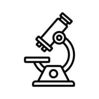 Flat Microscope Design for Laboratory Applications vector