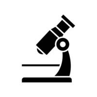 Minimalist Microscope Illustration for Science Projects vector