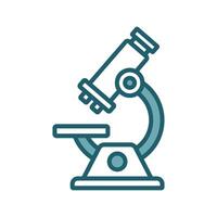 Detailed Scientific Microscope Icon Design for Labs vector