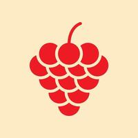 Raspberry trendy magnificent abstract illustration colorful useful design vector