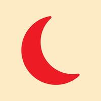 Moon trendy magnificent abstract illustration colorful useful design vector