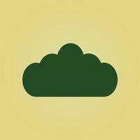 Cloud trendy beauteous abstract illustration colorful useful design vector