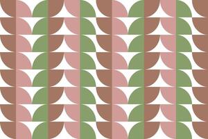 Colorful geometric pattern with curved shapes creating an abstract design vector