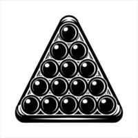 Realistic pool elements. vector