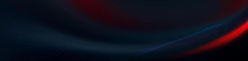 Abstract dark background with a subtle red flow vector
