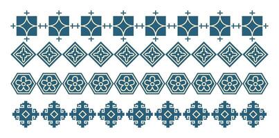 Abstract coloured mosaic on white background vector