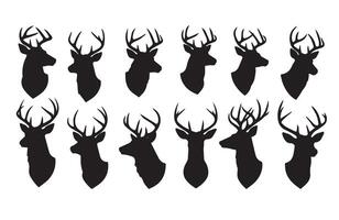 Rustic Buck Antler Art for Log Cabins vector