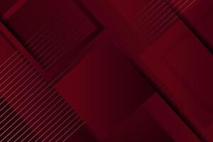 Abstract dark red overlapping squares on dark colored geometric design. Modern paper cut futuristic background illustration.Eps10 vector