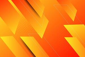 Abstract orange overlapping 3D background pattern. Trendy paper cut design. Eps10 vector