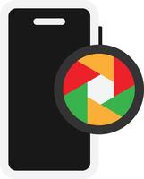 Camera Shutter Mobile Lens vector