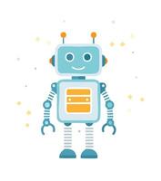 A Robot Humanoid simple illustration vector
