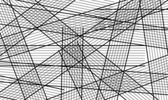 Retro black and white geometric pattern background. Japanese art. Abstract hipster lines background. vintage wallpaper style. vector
