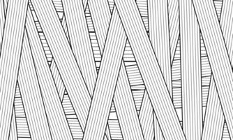 Retro black and white geometric pattern background. Japanese art. Abstract hipster lines background. vector