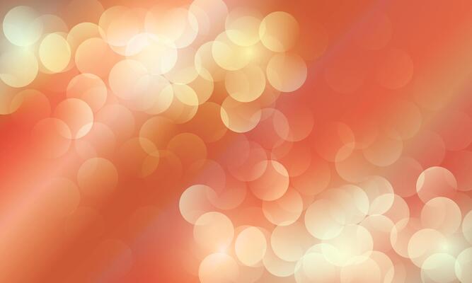 Abstract soft circle light orange background. circles bokeh.