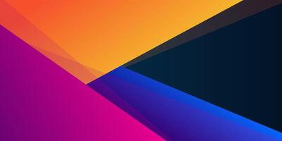 Colorful orange, blue and purple abstract background with overlapping squares background. 3D view with shadow pattern shapes. Eps10 vector