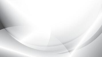 Abstract white and gray color, modern design stripes background with curve lines and net pattern. vector