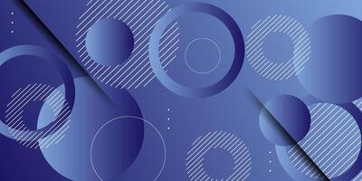 Dynamic colorful dark blue gradient 3D abstract background with circle and line pattern. Colorful blue gradient background. Eps10 vector