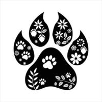 design floral and heart pattern for print. vector
