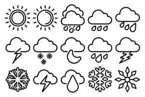 Push Notification Linear Icons vector