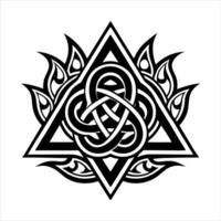 Triangular Knots Images vector